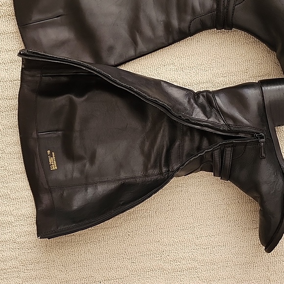 Cole Haan Tall Leather Boots Size 7.5 - Picture 10 of 13